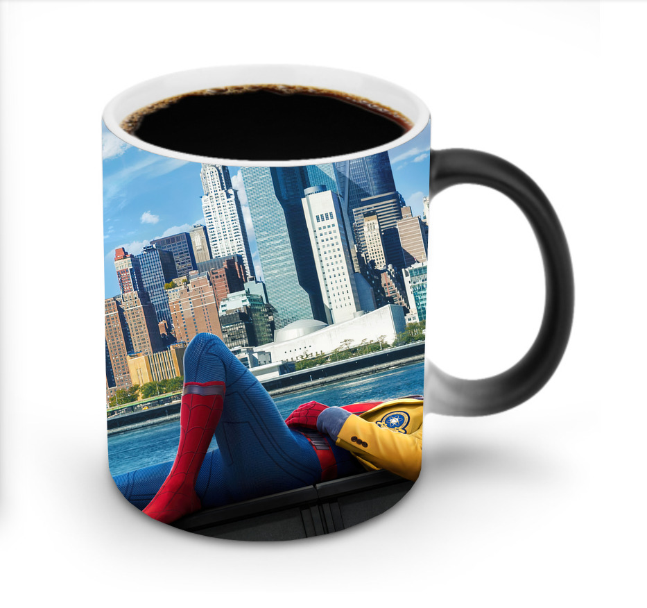 （画像用） Spider Man スパイダーマン 温度変色マグカップ