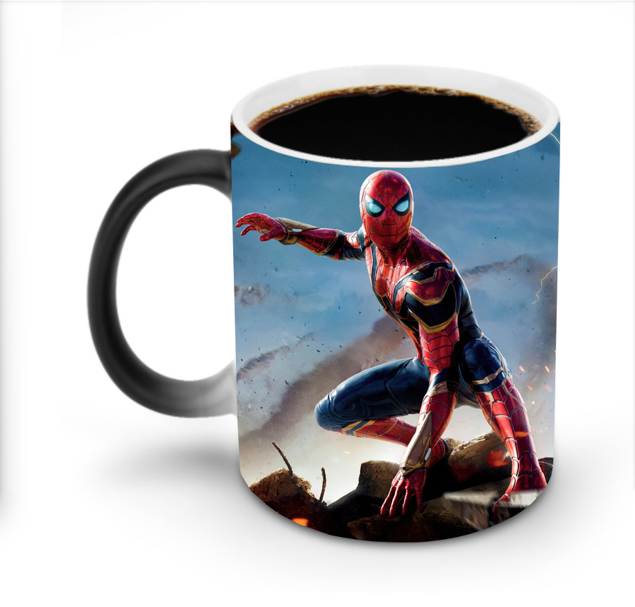 （画像用） Spider Man スパイダーマン 温度変色マグカップ