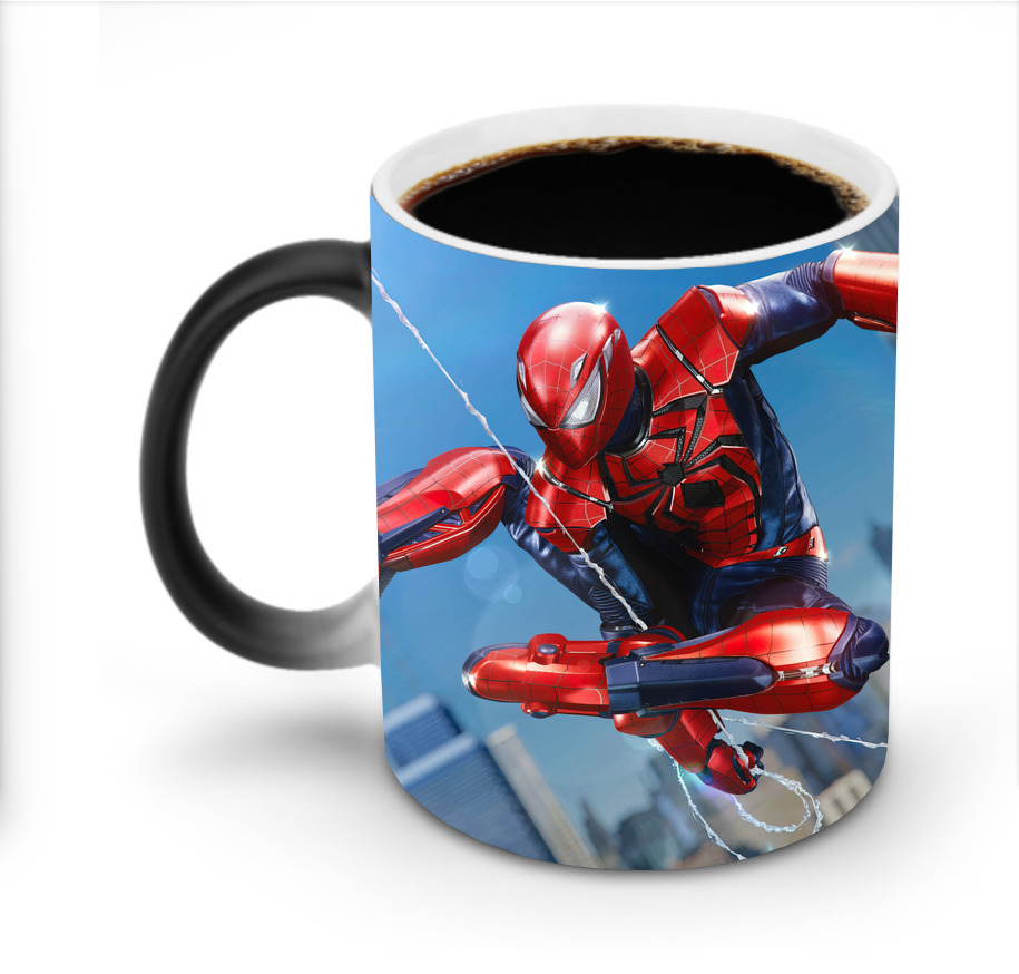 （画像用） Spider Man スパイダーマン 温度変色マグカップ