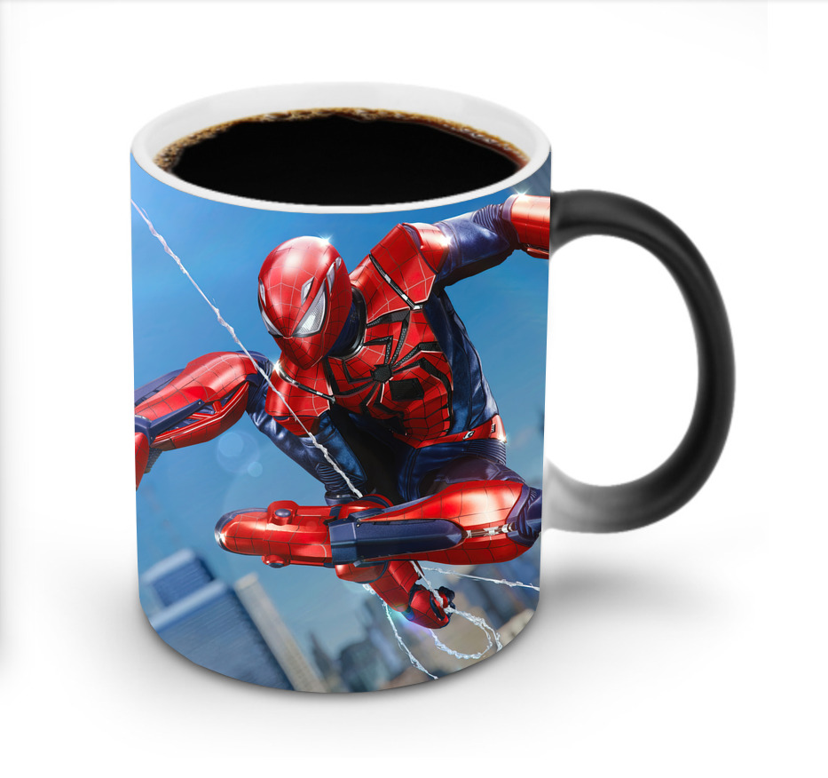 （画像用） Spider Man スパイダーマン 温度変色マグカップ