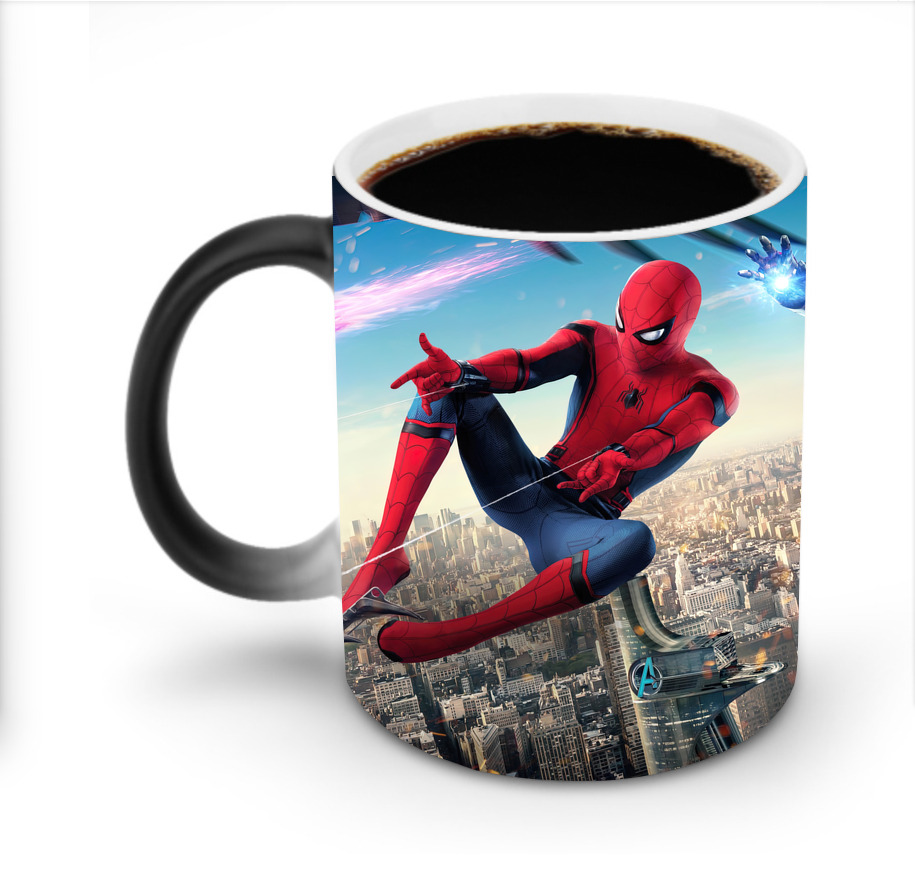 （画像用） Spider Man スパイダーマン 温度変色マグカップ