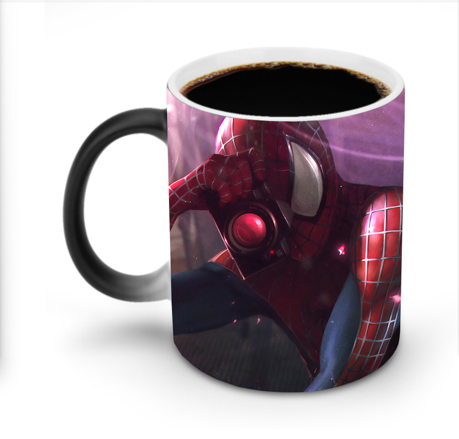 （画像用） Spider Man スパイダーマン 温度変色マグカップ