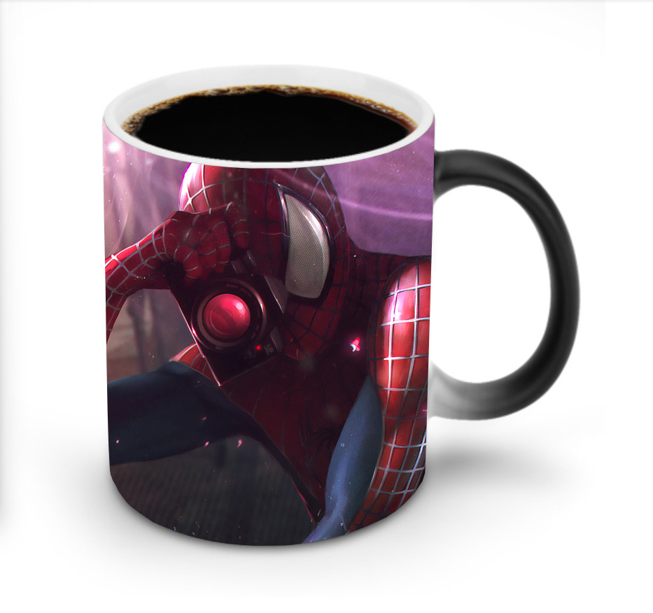 （画像用） Spider Man スパイダーマン 温度変色マグカップ