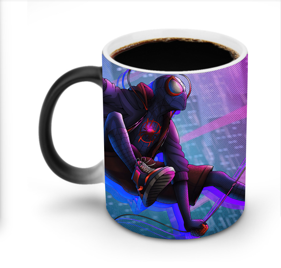 （画像用） Spider Man スパイダーマン 温度変色マグカップ