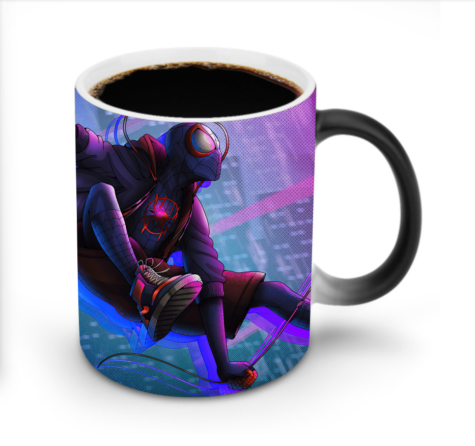 （画像用） Spider Man スパイダーマン 温度変色マグカップ