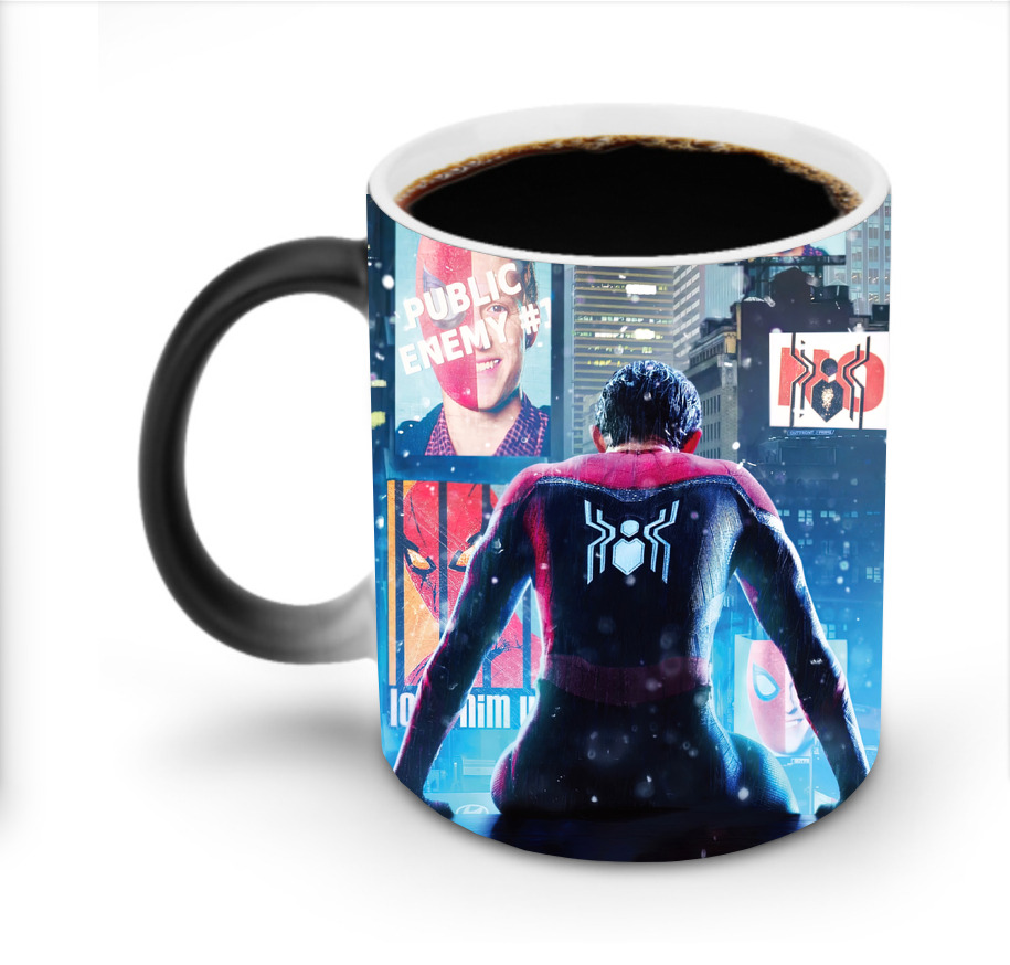 （画像用） Spider Man スパイダーマン 温度変色マグカップ