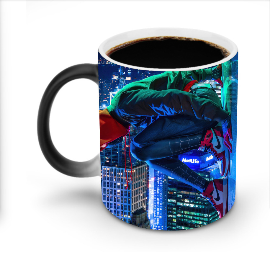 （画像用） Spider Man スパイダーマン 温度変色マグカップ