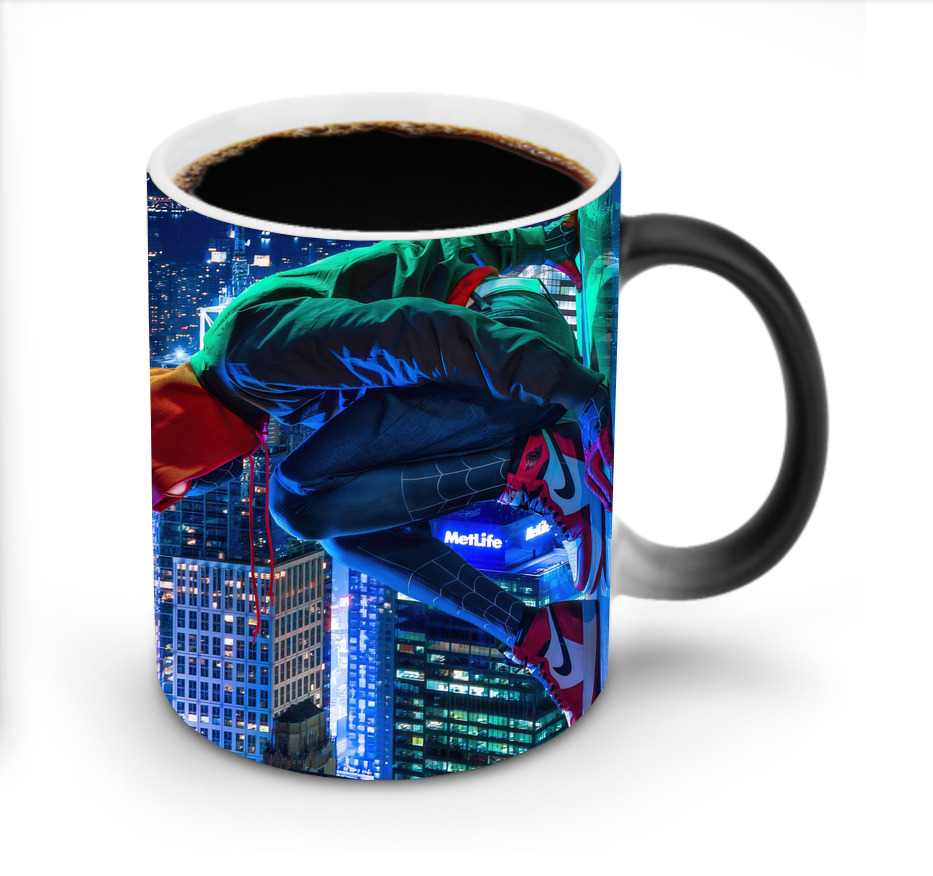 （画像用） Spider Man スパイダーマン 温度変色マグカップ