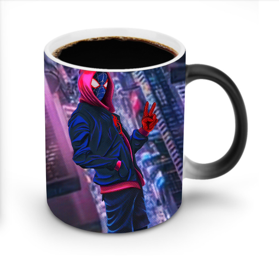（画像用） Spider Man スパイダーマン 温度変色マグカップ