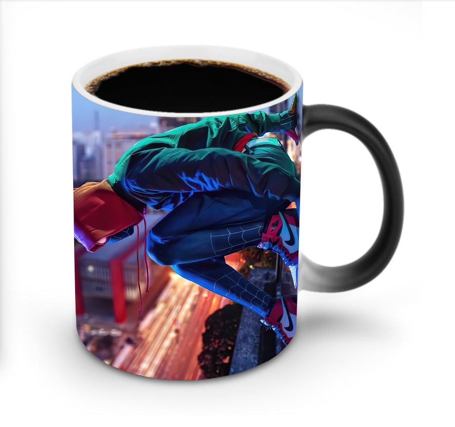 （画像用） Spider Man スパイダーマン 温度変色マグカップ