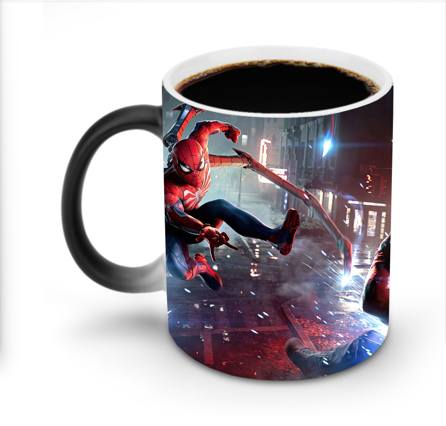 （画像用） Spider Man スパイダーマン 温度変色マグカップ
