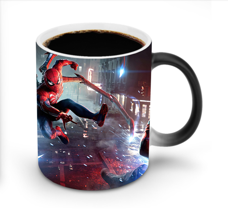 （画像用） Spider Man スパイダーマン 温度変色マグカップ