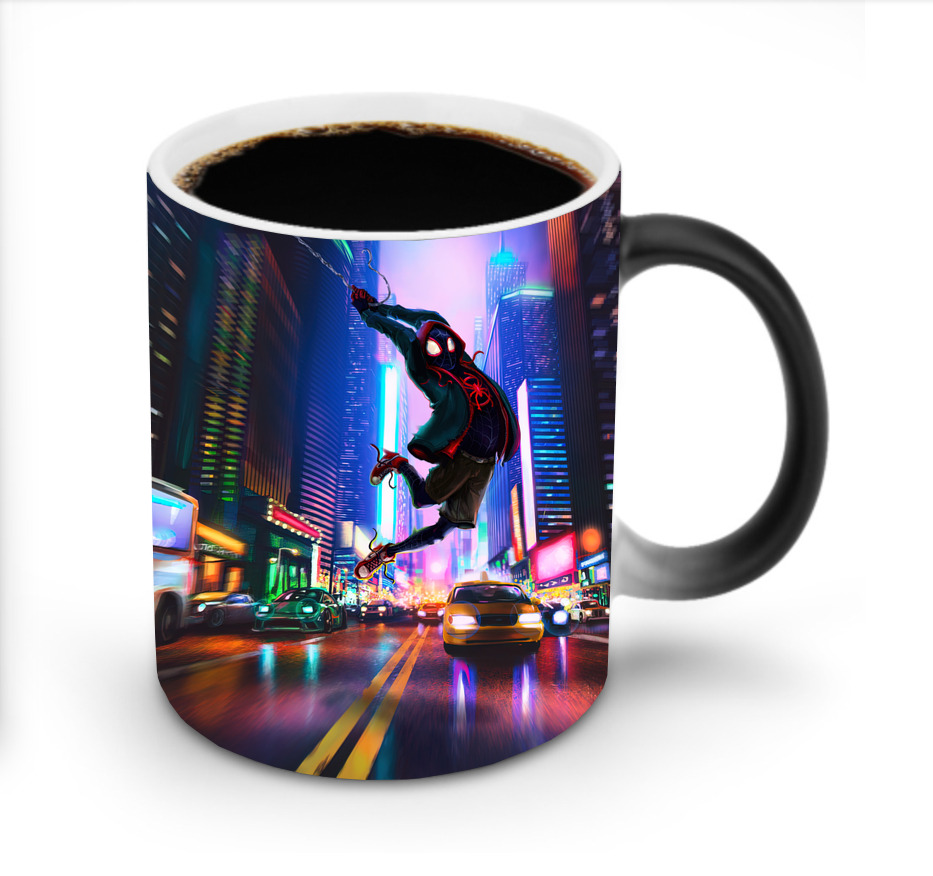 （画像用） Spider Man スパイダーマン 温度変色マグカップ