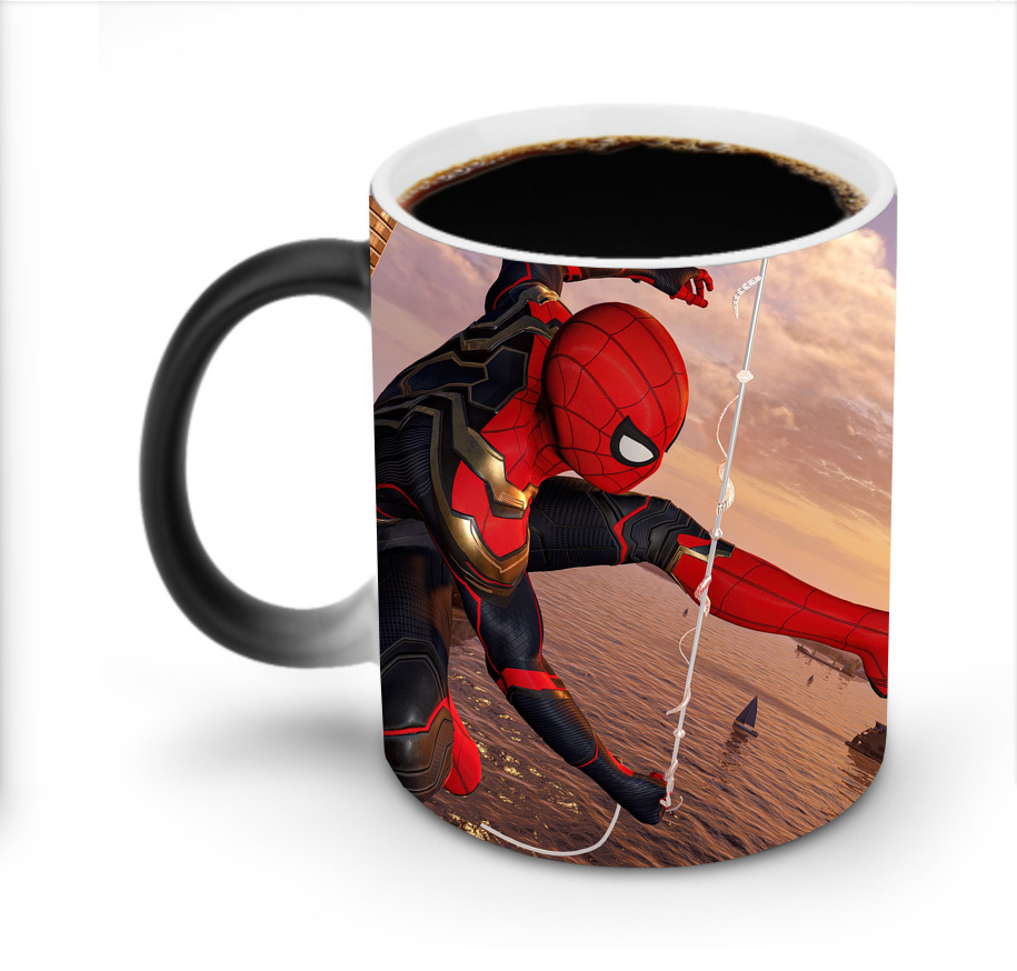 （画像用） Spider Man スパイダーマン 温度変色マグカップ