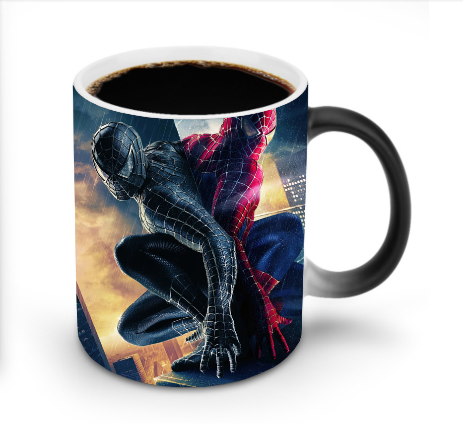 （画像用） Spider Man スパイダーマン 温度変色マグカップ