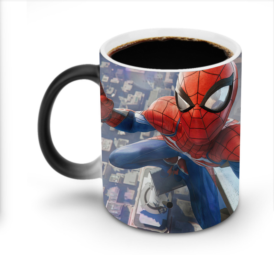 （画像用） Spider Man スパイダーマン 温度変色マグカップ