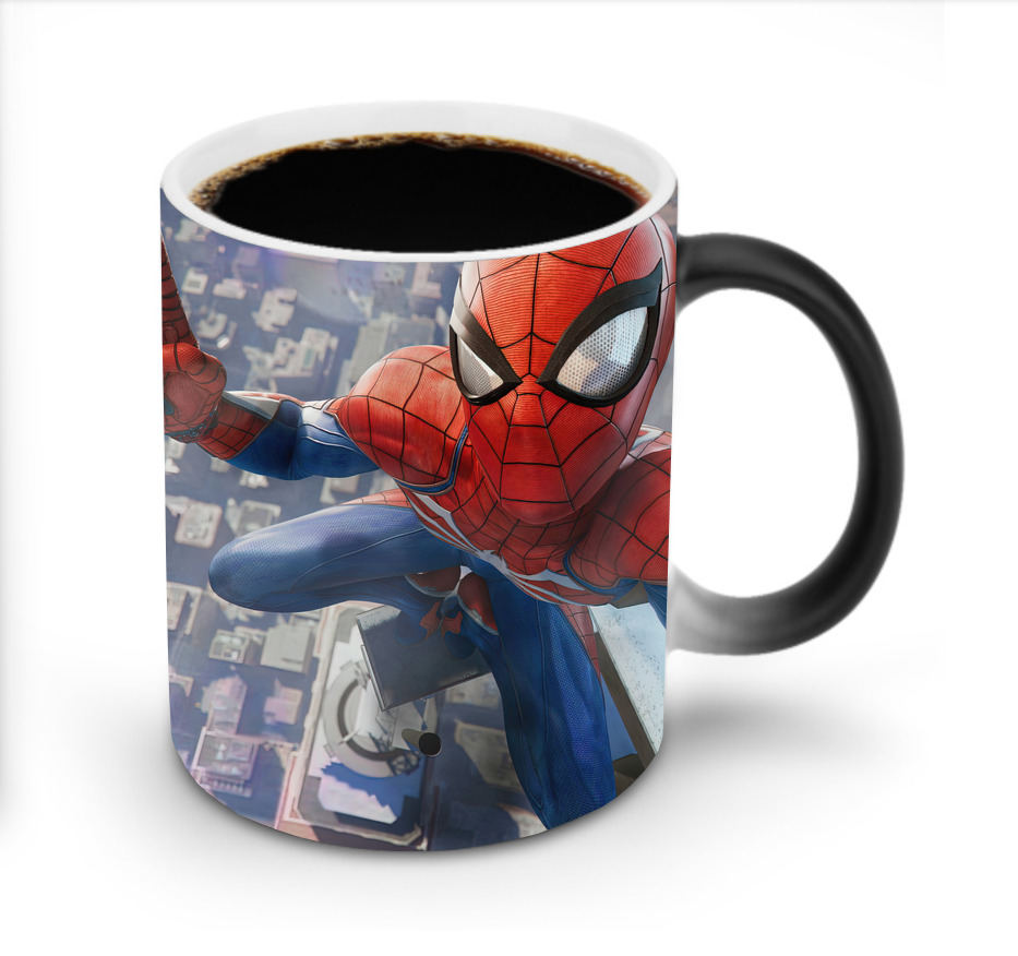 （画像用） Spider Man スパイダーマン 温度変色マグカップ