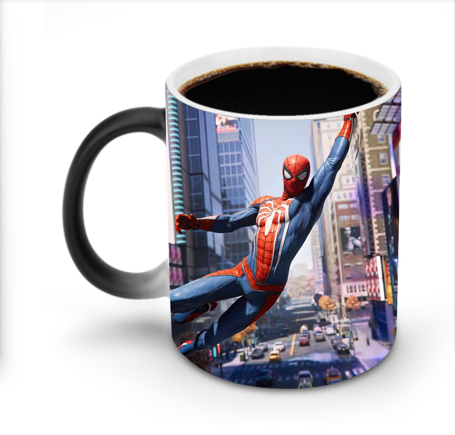 （画像用） Spider Man スパイダーマン 温度変色マグカップ