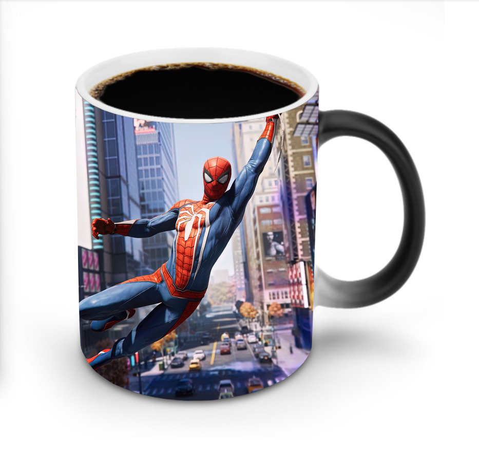 （画像用） Spider Man スパイダーマン 温度変色マグカップ
