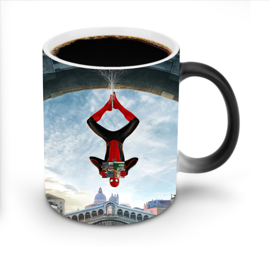 （画像用） Spider Man スパイダーマン 温度変色マグカップ