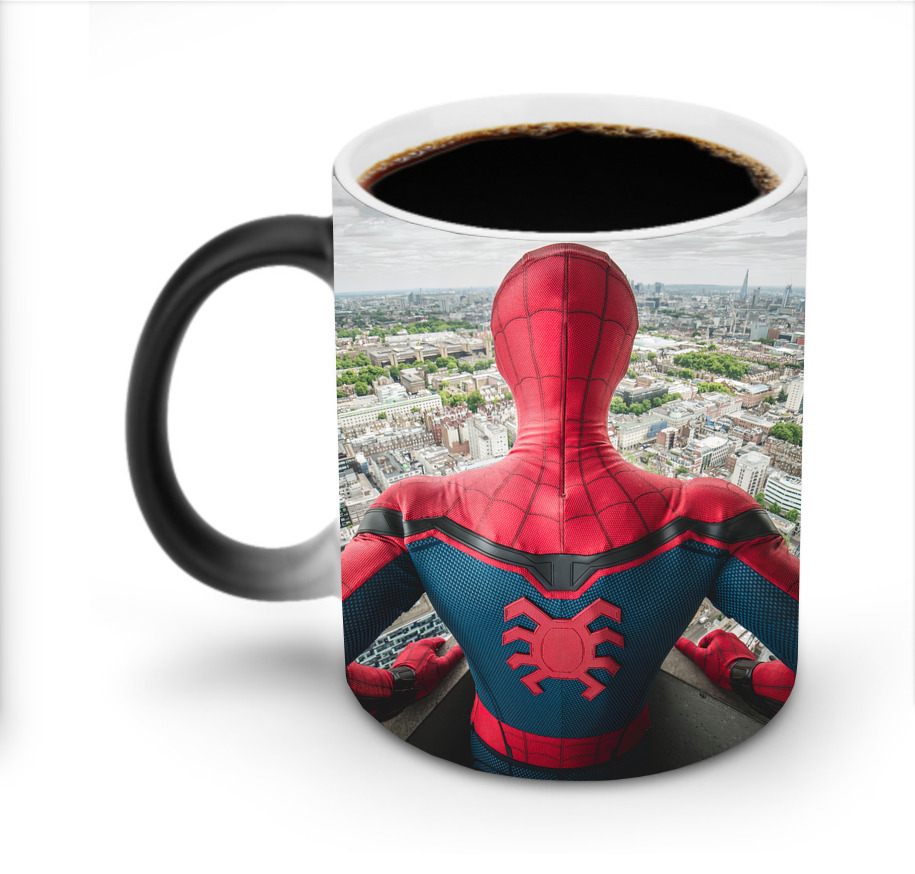 （画像用） Spider Man スパイダーマン 温度変色マグカップ