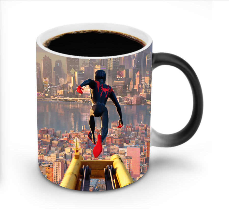 （画像用） Spider Man スパイダーマン 温度変色マグカップ