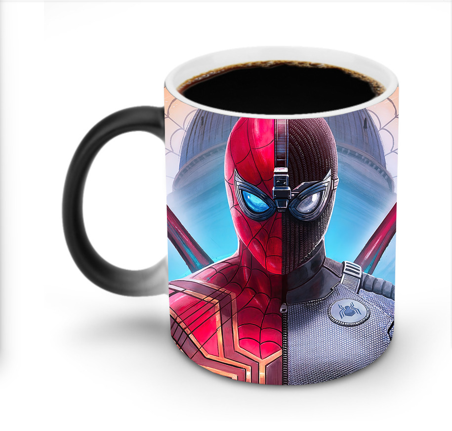 （画像用） Spider Man スパイダーマン 温度変色マグカップ