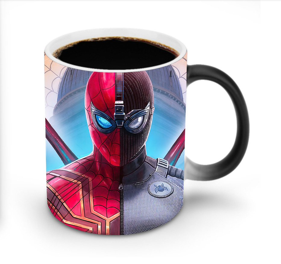 （画像用） Spider Man スパイダーマン 温度変色マグカップ