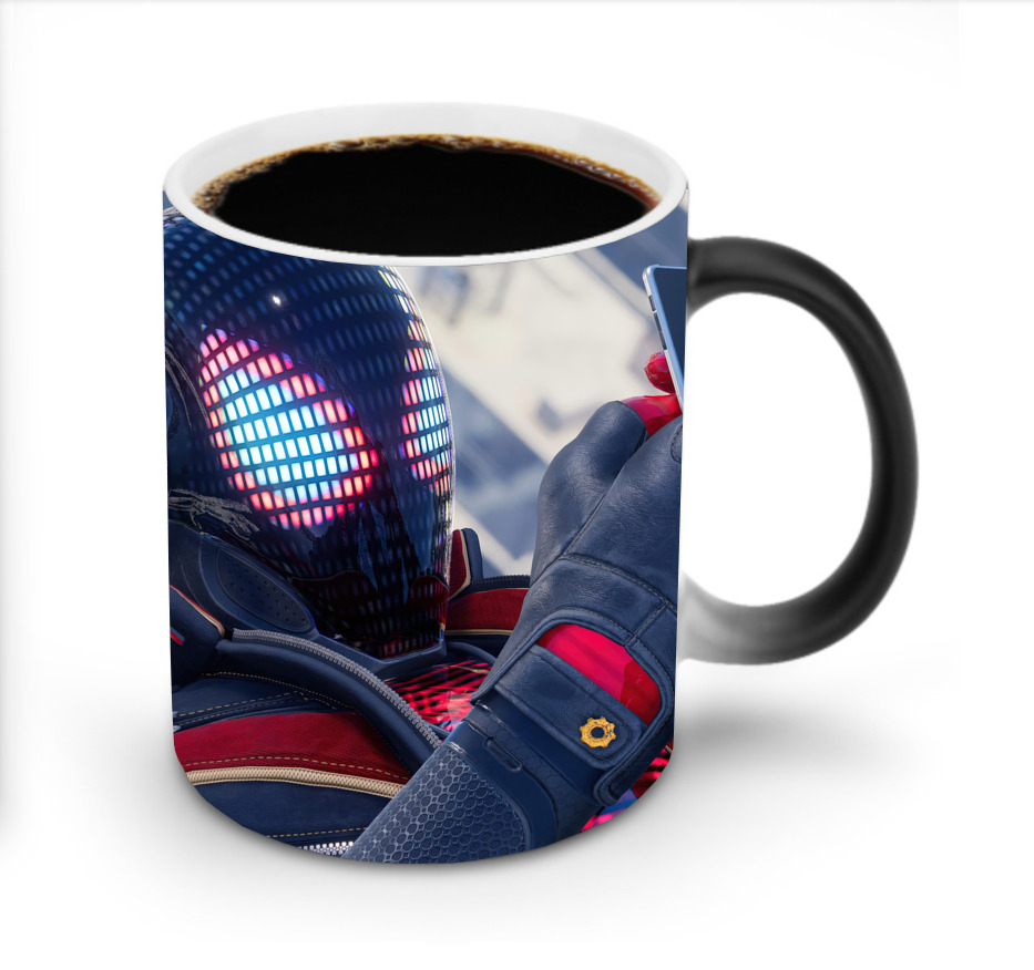 （画像用） Spider Man スパイダーマン 温度変色マグカップ