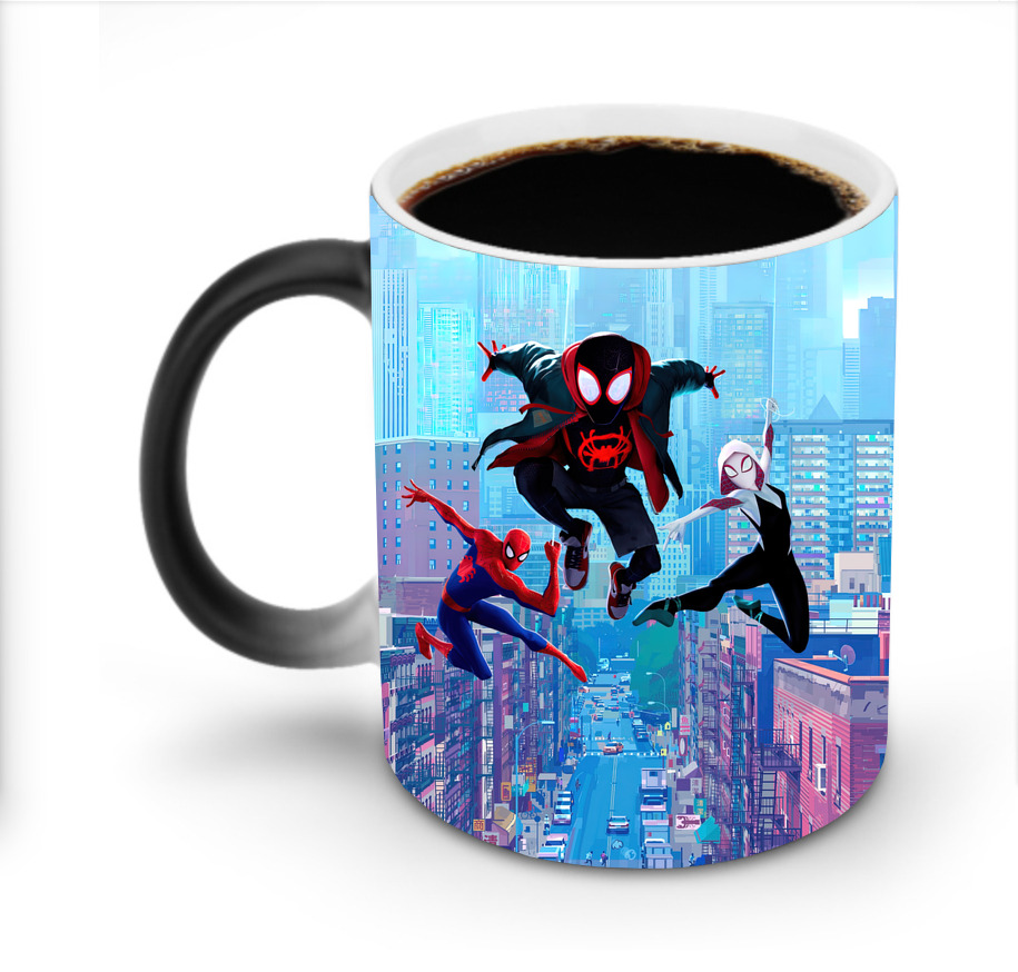 （画像用） Spider Man スパイダーマン 温度変色マグカップ