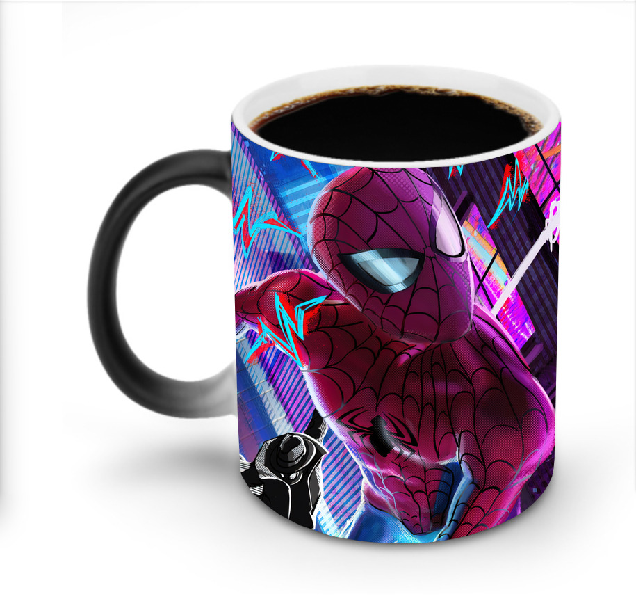 （画像用） Spider Man スパイダーマン 温度変色マグカップ