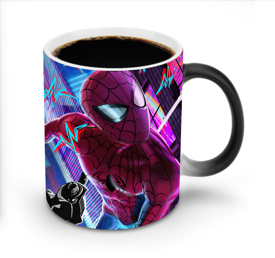 （画像用） Spider Man スパイダーマン 温度変色マグカップ