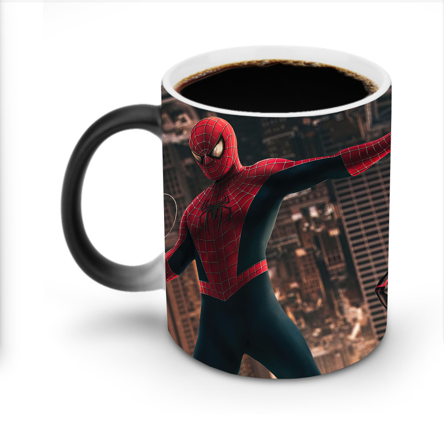 （画像用） Spider Man スパイダーマン 温度変色マグカップ