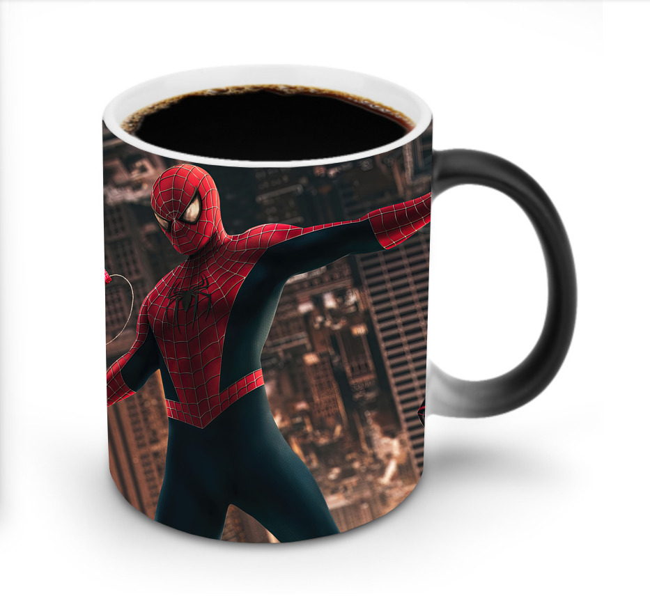（画像用） Spider Man スパイダーマン 温度変色マグカップ