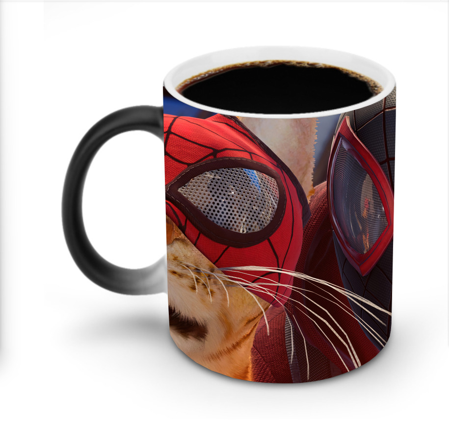 （画像用） Spider Man スパイダーマン 温度変色マグカップ