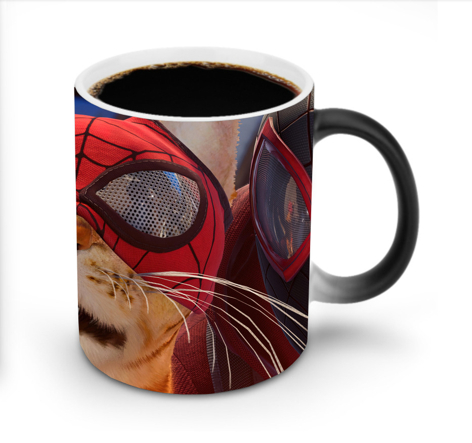 （画像用） Spider Man スパイダーマン 温度変色マグカップ