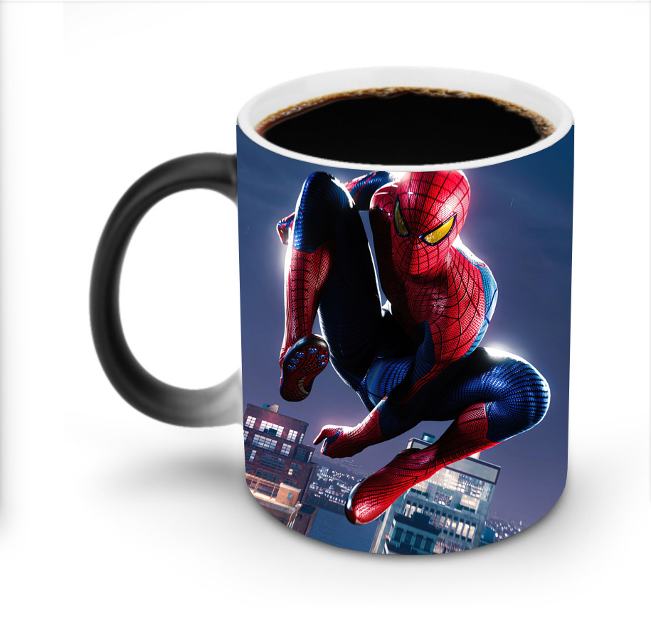 （画像用） Spider Man スパイダーマン 温度変色マグカップ