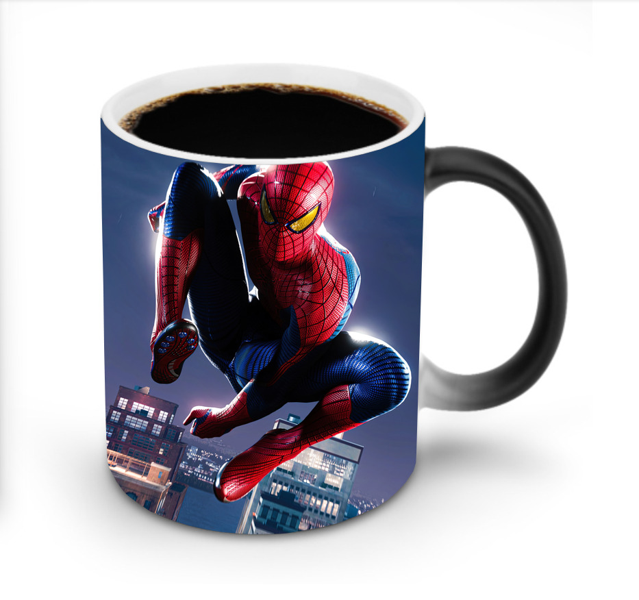 （画像用） Spider Man スパイダーマン 温度変色マグカップ