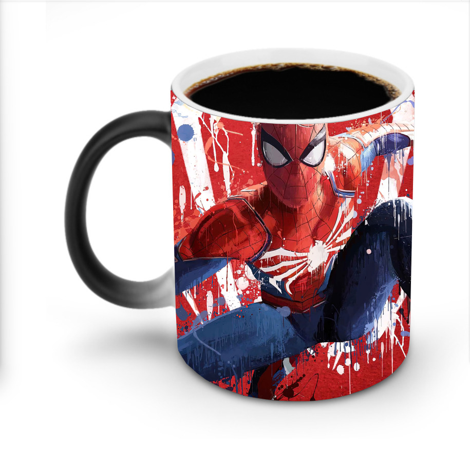 （画像用） Spider Man スパイダーマン 温度変色マグカップ