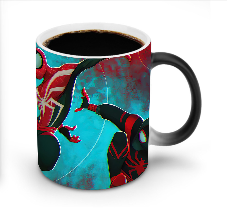 （画像用） Spider Man スパイダーマン 温度変色マグカップ