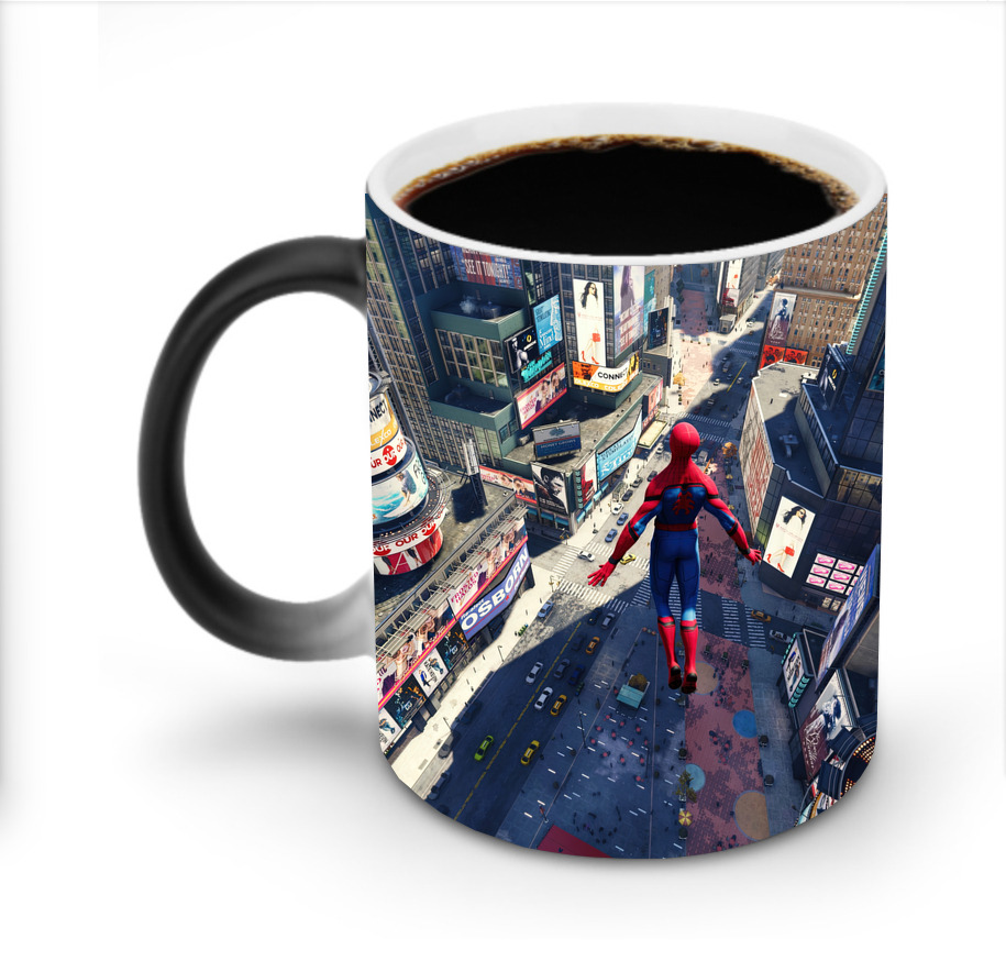 （画像用） Spider Man スパイダーマン 温度変色マグカップ