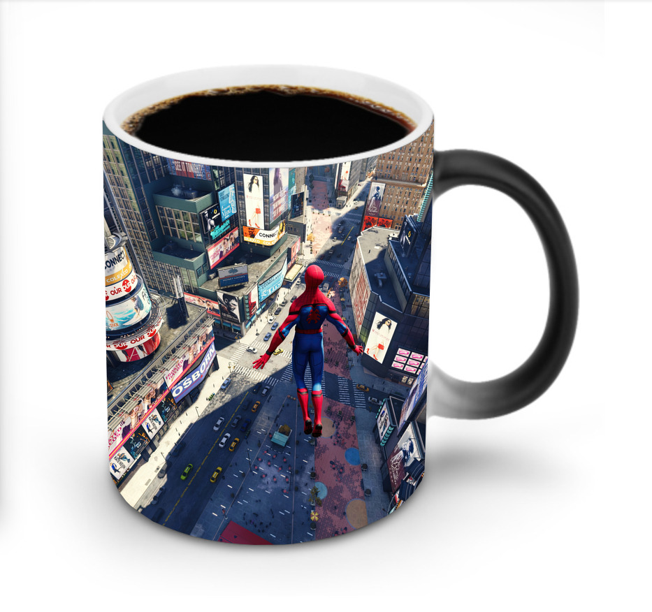 （画像用） Spider Man スパイダーマン 温度変色マグカップ