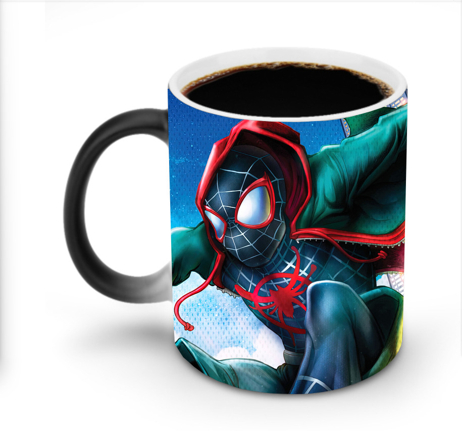 （画像用） Spider Man スパイダーマン 温度変色マグカップ