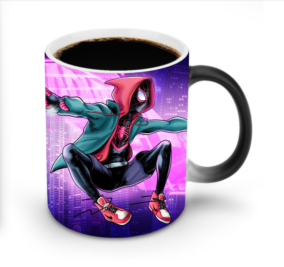 （画像用） Spider Man スパイダーマン 温度変色マグカップ