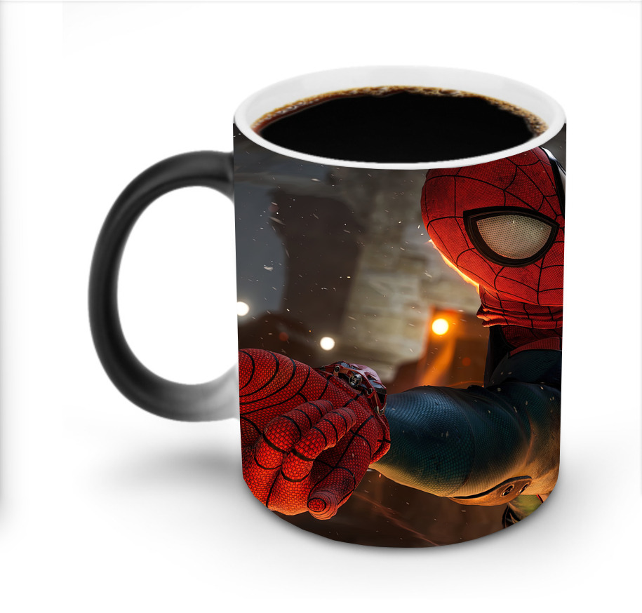（画像用） Spider Man スパイダーマン 温度変色マグカップ
