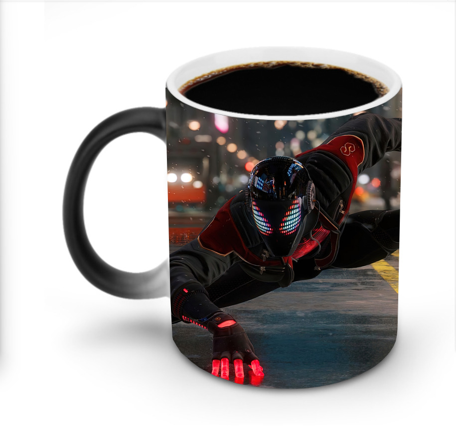 （画像用） Spider Man スパイダーマン 温度変色マグカップ