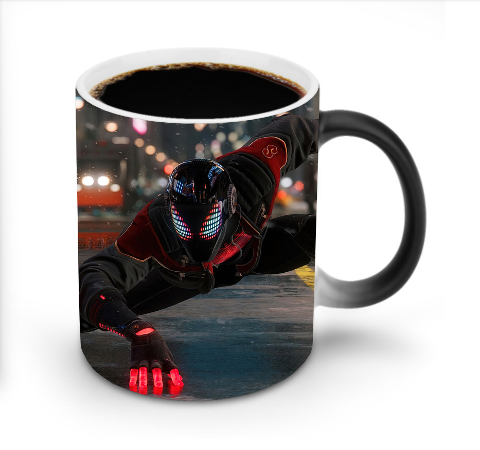 （画像用） Spider Man スパイダーマン 温度変色マグカップ