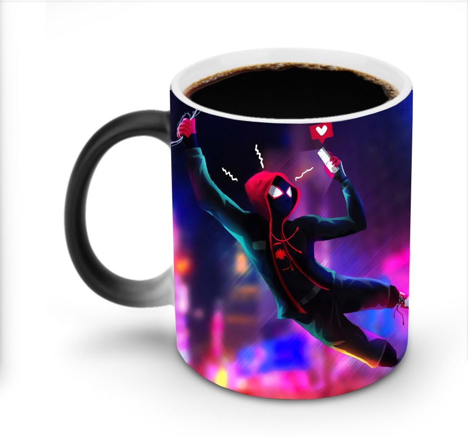 （画像用） Spider Man スパイダーマン 温度変色マグカップ