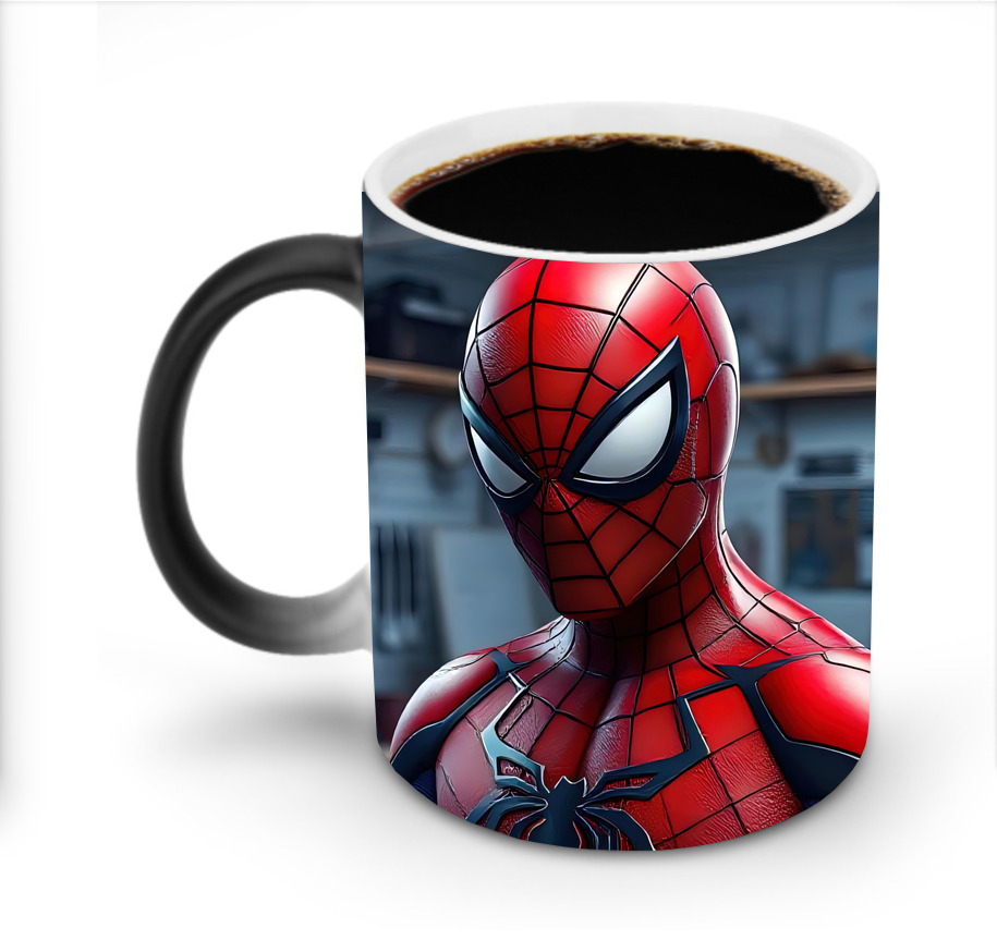 （画像用） Spider Man スパイダーマン 温度変色マグカップ