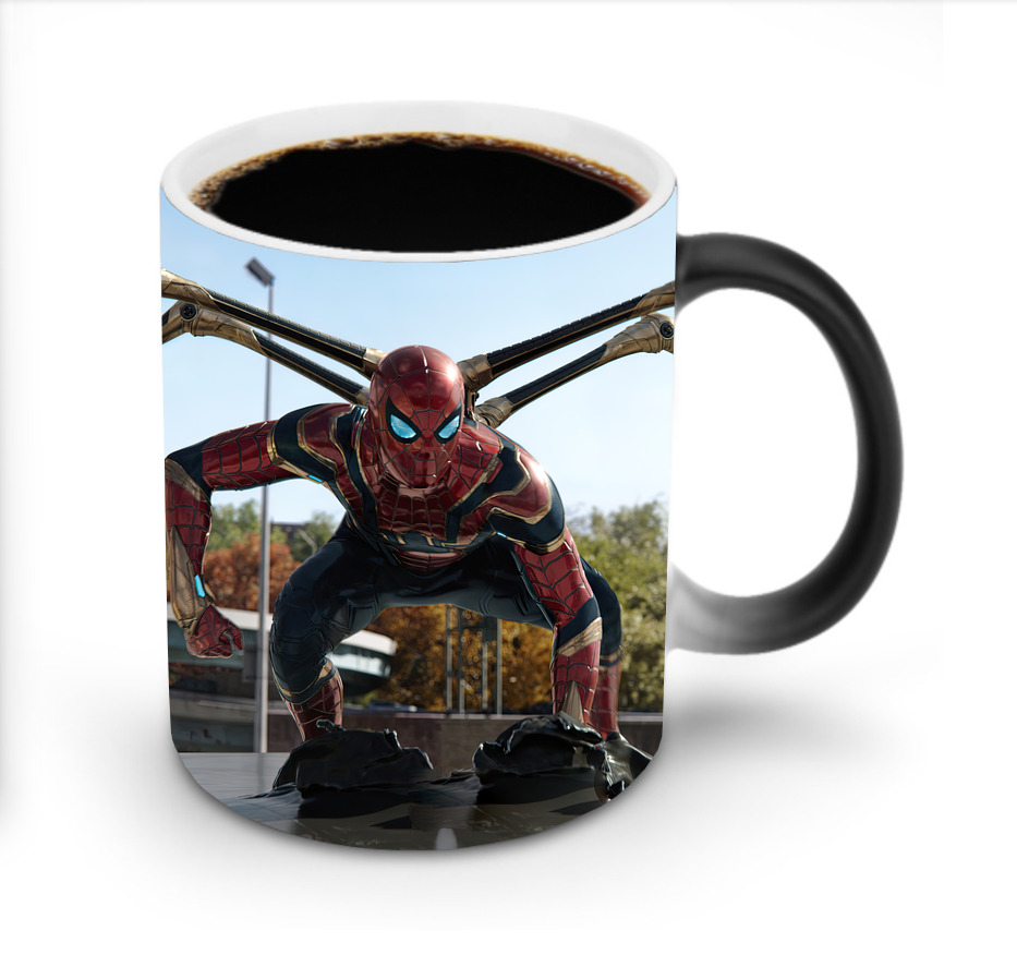 （画像用） Spider Man スパイダーマン 温度変色マグカップ
